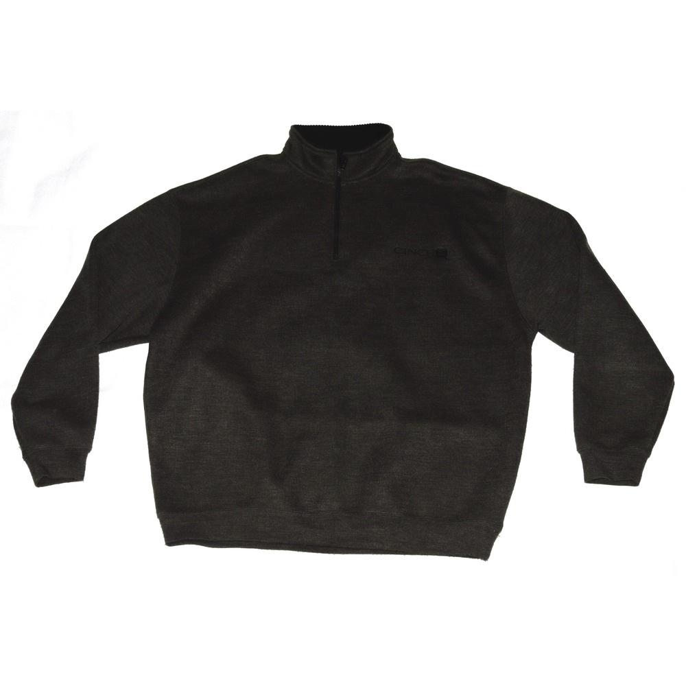 Cinch Men's Long Sleeve 1/4 Zip Mock Neck‎ Sweater  Pullover Size 2XL